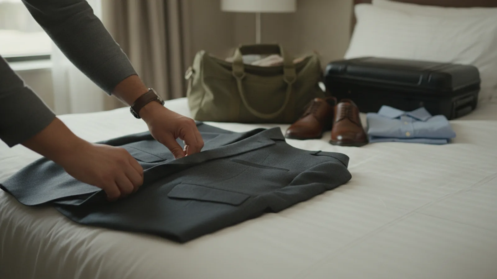 How To Fold A Suit For Travel | 1basket